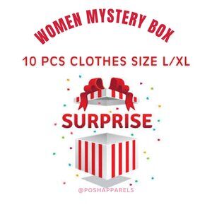 AMAZING 10pcs Women Clothes Mystery Box size L/XL